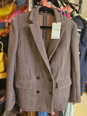 NWT Theory Tweed Blazer/Coat